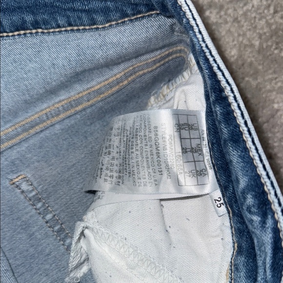 Denim Shorts with Gold Fringe - Picture 8 of 8